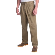 70%OFF メンズカジュアルパンツ コットンツイルパンツ - （男性用）プリーツフロント Cotton Twill Pants - Pleated Front (For Men)画像
